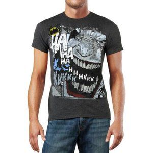 DC Comics Joker Face Graphic Crew Neck T Shirt